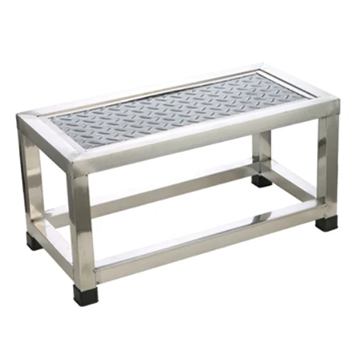 Stainless Steel Foot Stool for Hospital Delivery Room Maternity Use 1-Step Toilet Design Easy Clean