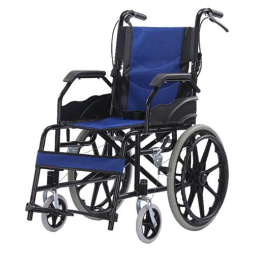 Aluminum Hospital Home Used Manual Portable Folding Lightweight Wheelchair for Sale