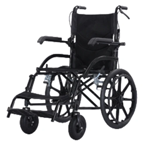 Factory Wholesale Small Lightweight Manual Adjustable Armrests Portable Wheelchair for Elderly