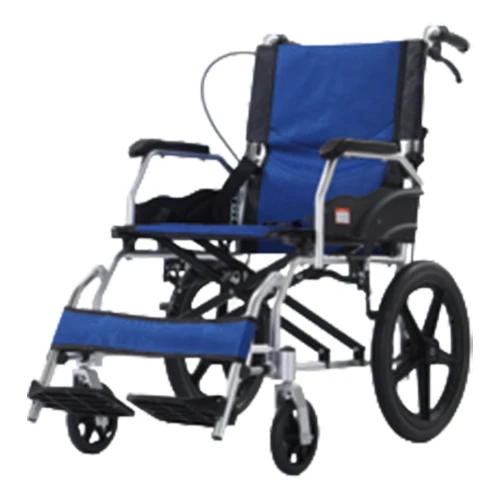 Health Care Products All Aluminum Frame Alloy Disabled Care Portable Wheelchair Foldable Lightweight Wheelchair