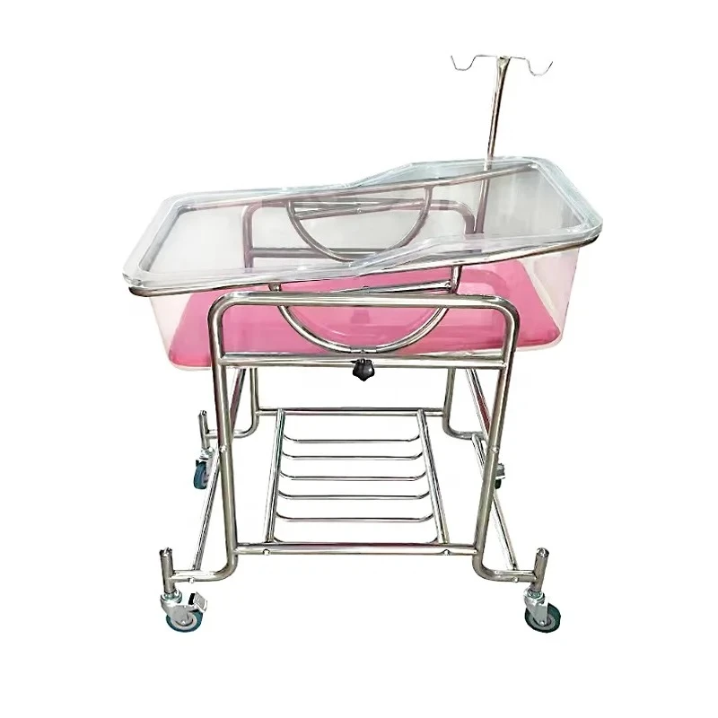 metal hospital baby bed