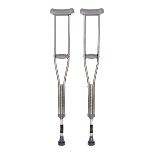Multi-level Adjustable Stainless Steel Lightweight Underarm Cane