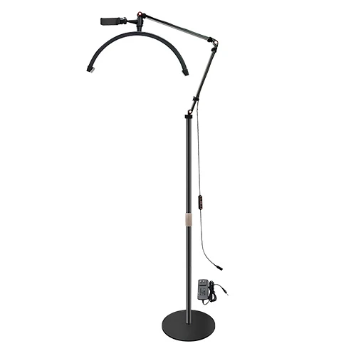 Nail Light LED Landing Half Moon Ring Standing Moonlight Makeup Light for Eyelash Photography