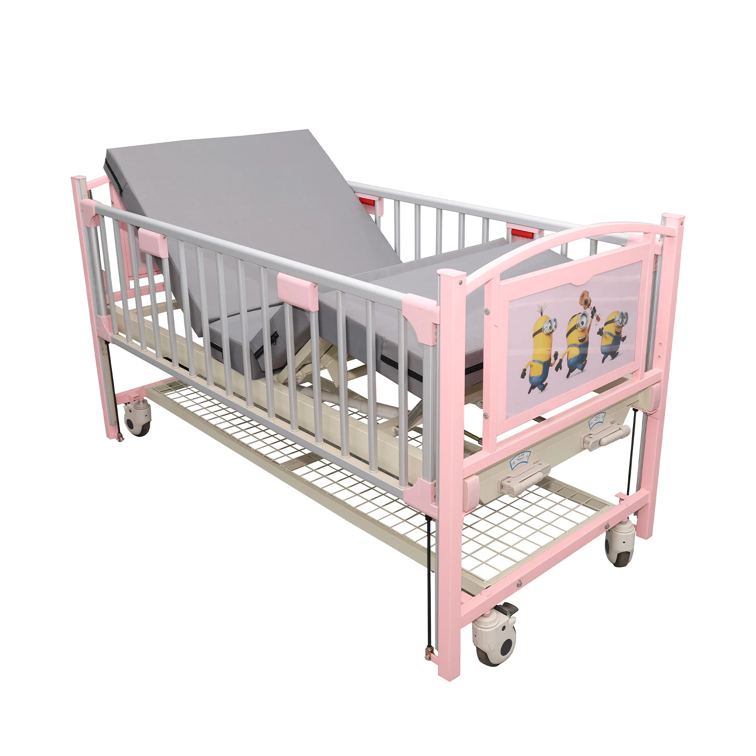 Hospital Grade Stainless Steel Newborn Baby Bed with Mattress for Nursery and Home Care Postpartum Recovery Center
