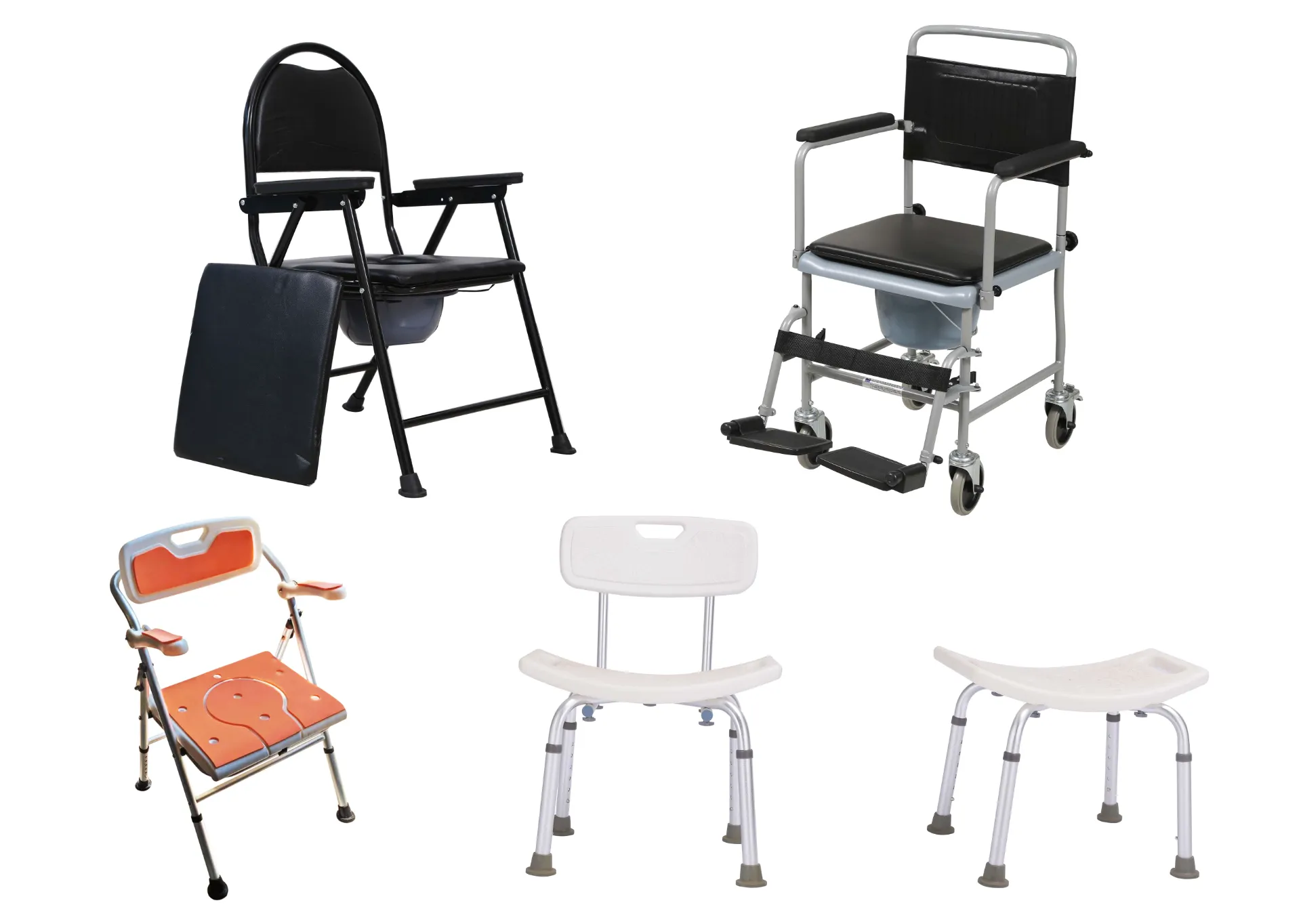 Commode chair & shower chair