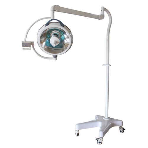 Durable Portable LED Surgical Lamp Electric Adjustable Standing Shadowless Operating Light Plastic Metal Material