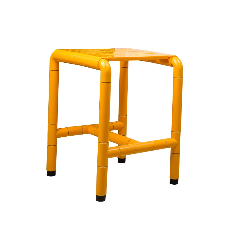 Modern Bathroom Safety Folding ABS & Stainless Steel Shower Chair with Easy Installation for Elderly