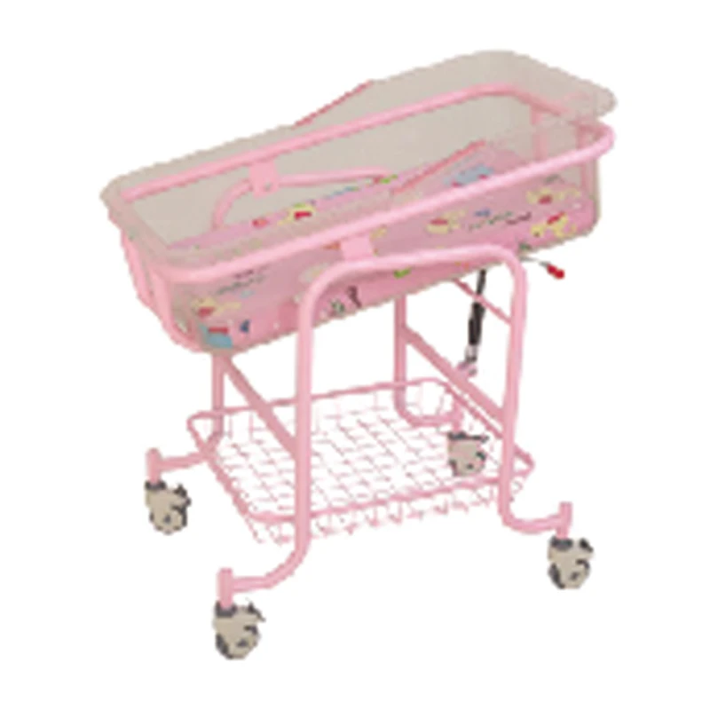 hospital baby bed with wheels