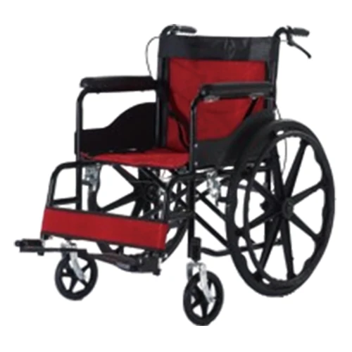 CE Certified Medical Grade Economical Steel Manual Wheelchair for Elderly Disabled Mobility Rehabilitation Aid Factory Direct