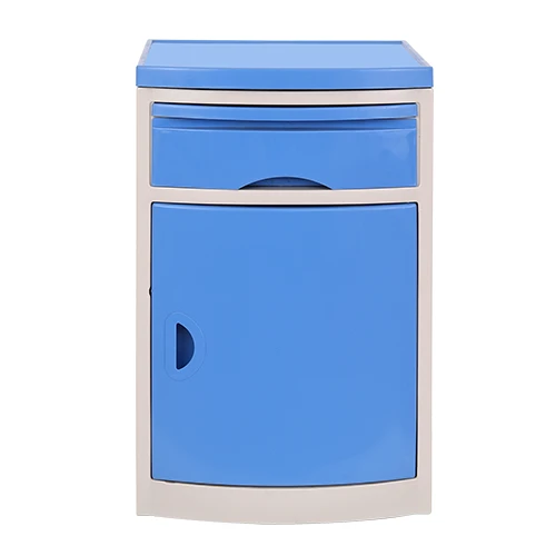 Hospital Patient Room Overbed Locker Medical ABS Bedside Cabinet