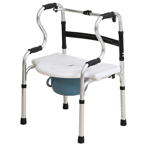 Medical Walking Stick With Wheel Crutch Folding Walker Cheap Walking Aid Forearm Medical Walker