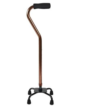 Manufacturers Supply Height Adjustable Disabled Four-Legged Crutches Walking Cane for Elderly