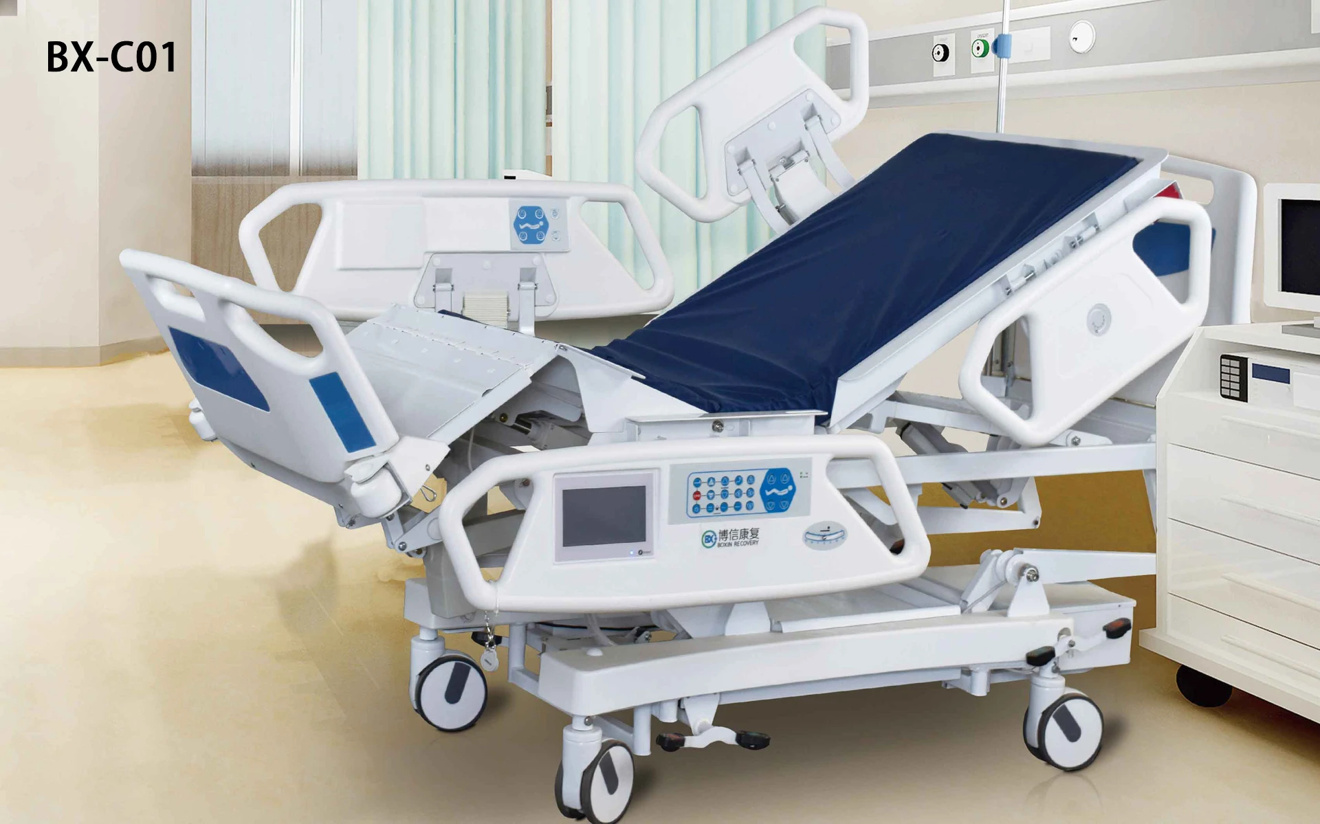 Hospital furniture Customized Luxury electrical icu bed EVIII-01