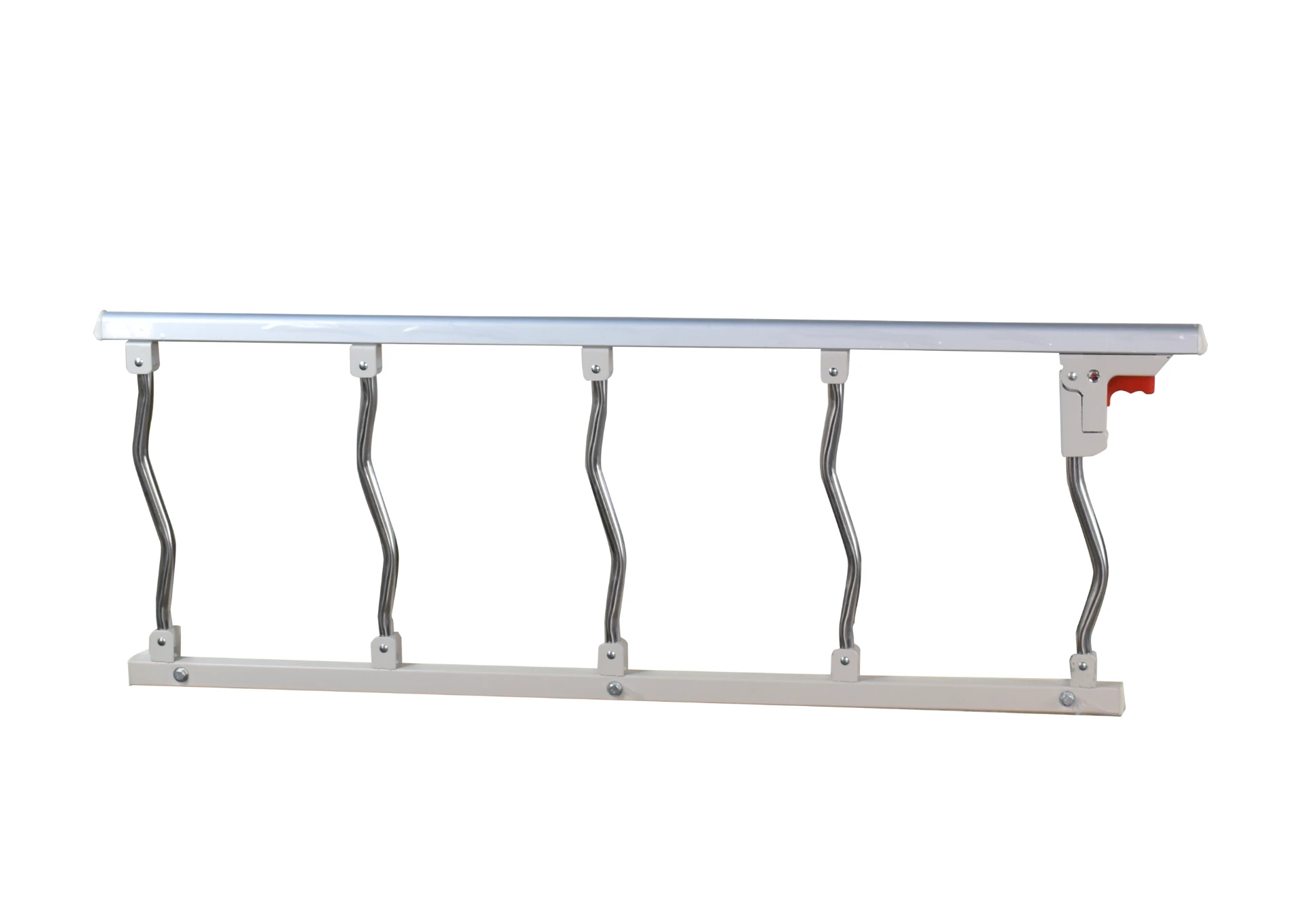 Hospital bed with railing aluminum alloy side rail for bed for elderly