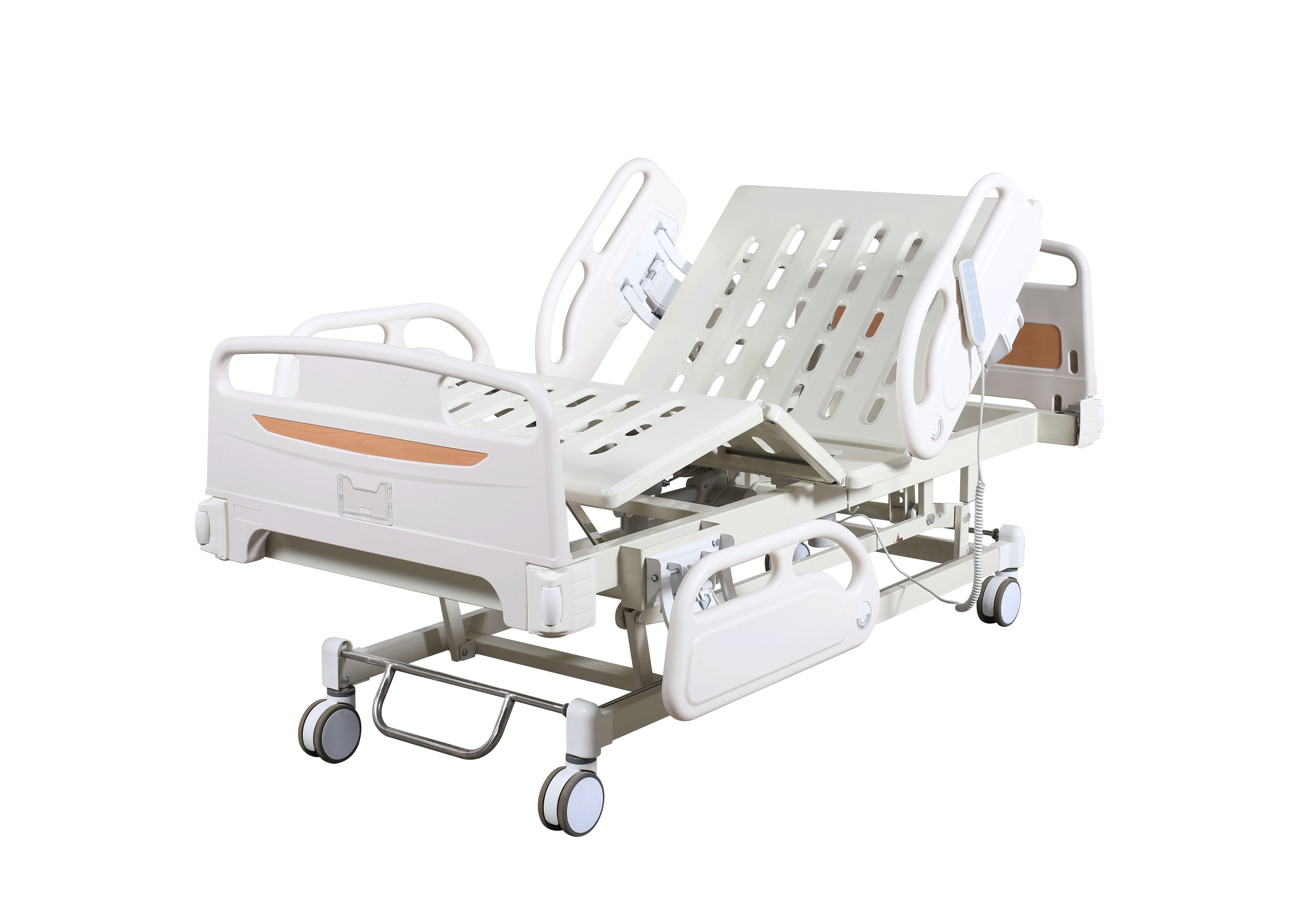 Factory electric oversized hospital bed with 10 height medical mattress