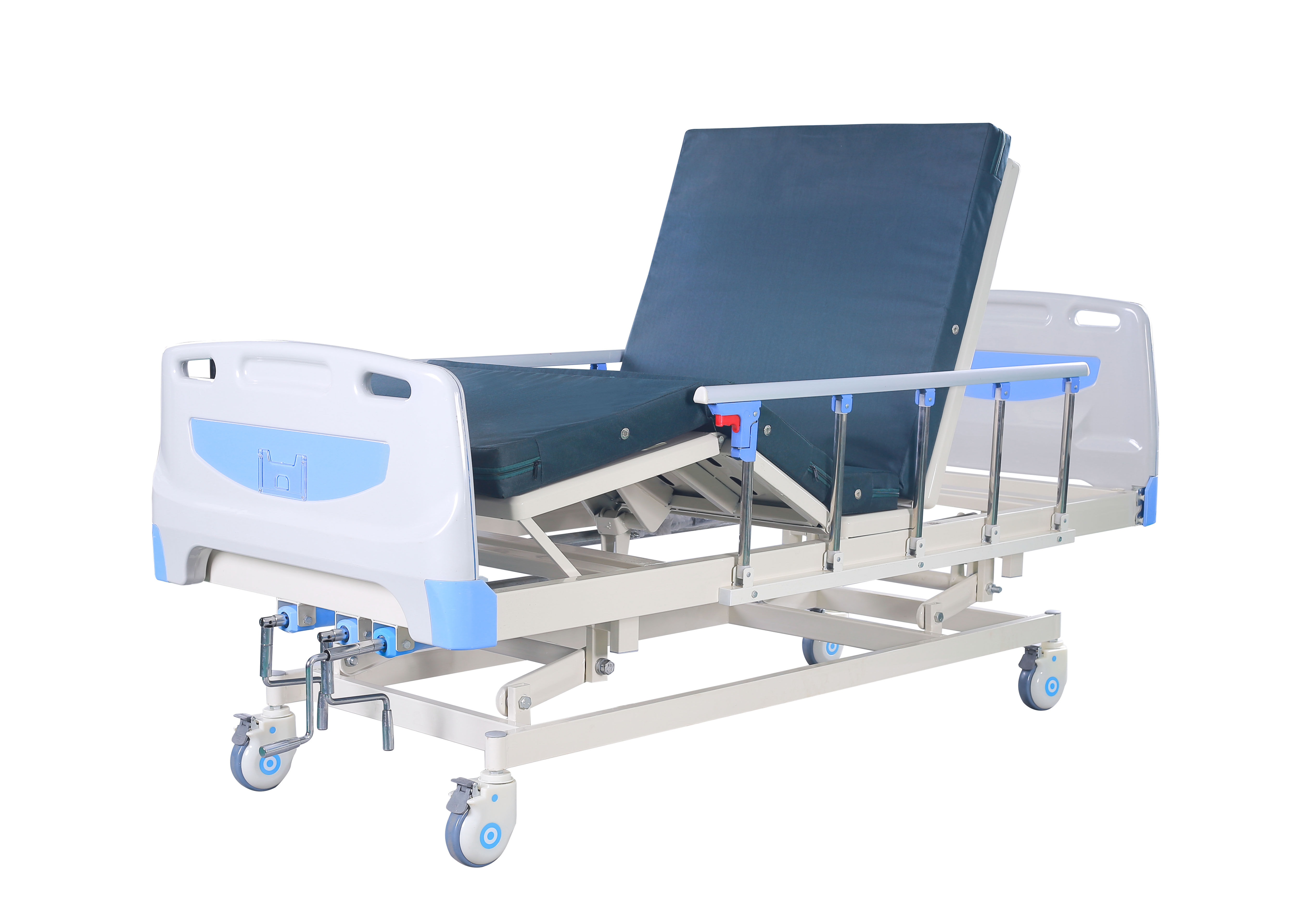 Equipment disable manual used 3 crank adjustable bed for patients price