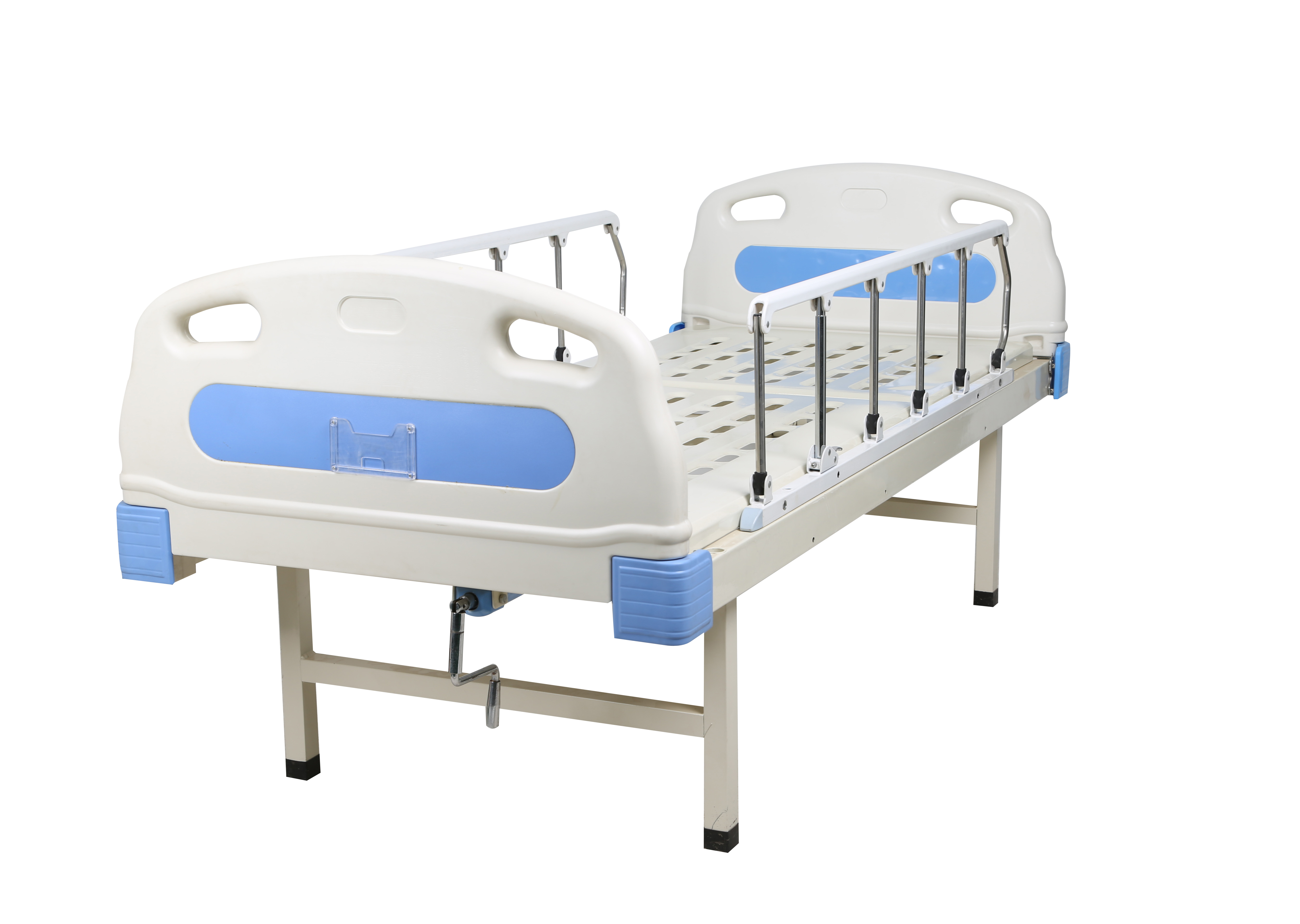 Customized bed hospital patient bed with anti-pinch hand side rails