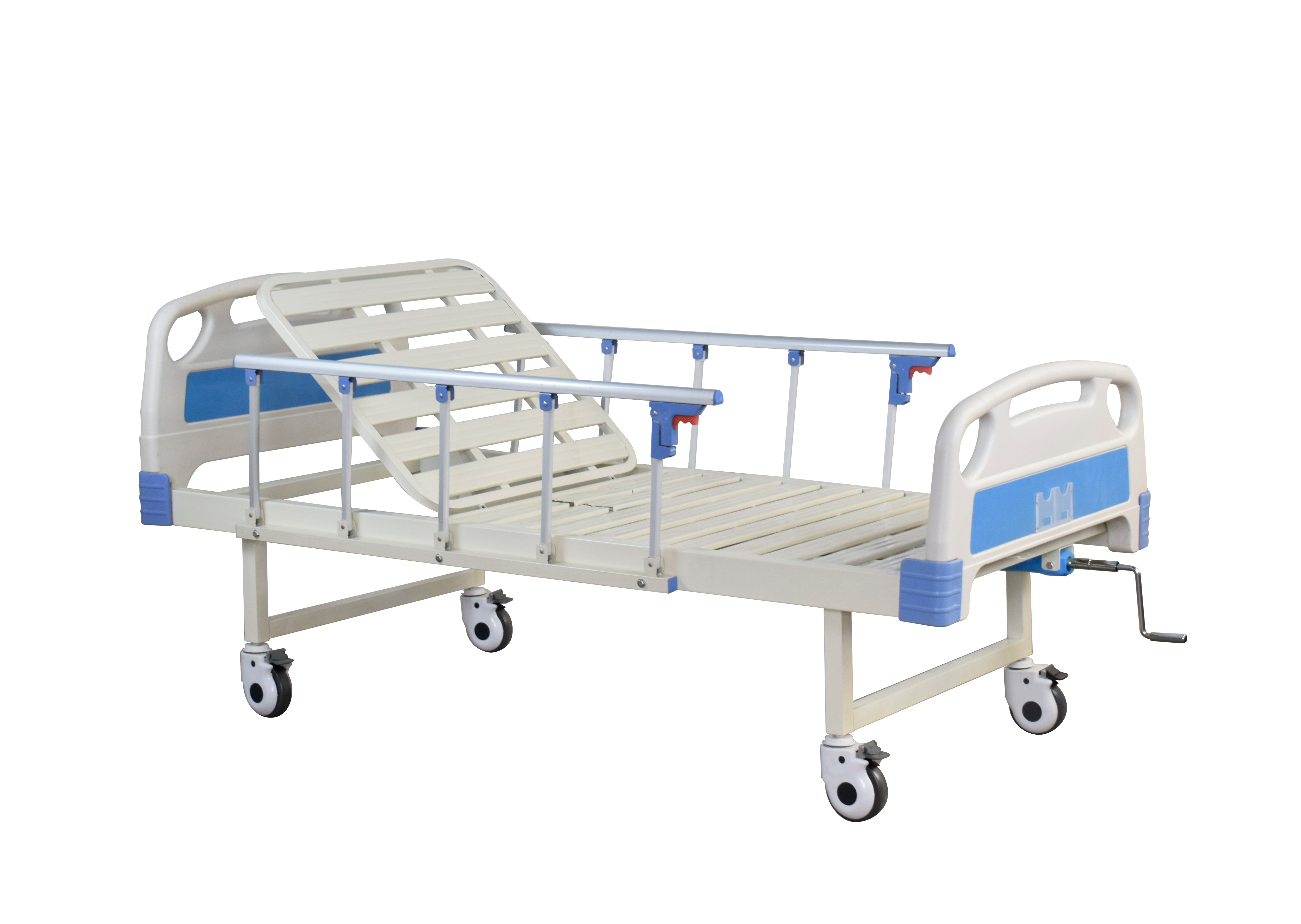 Simple hospital bed price Strip steel bed surface breathable bed