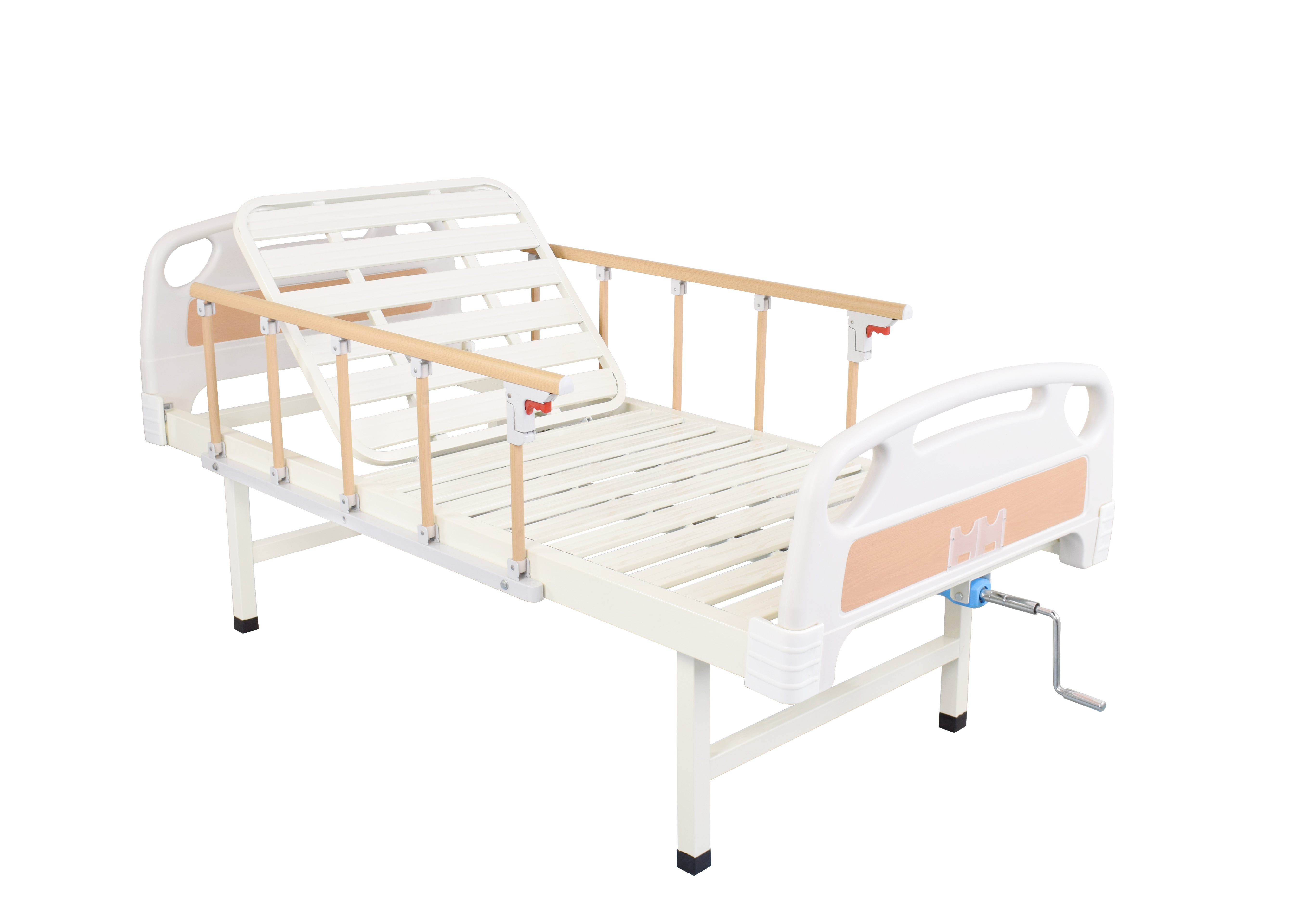 Hospital room furniture Quality used 1 crank manual hospital bed cheap price