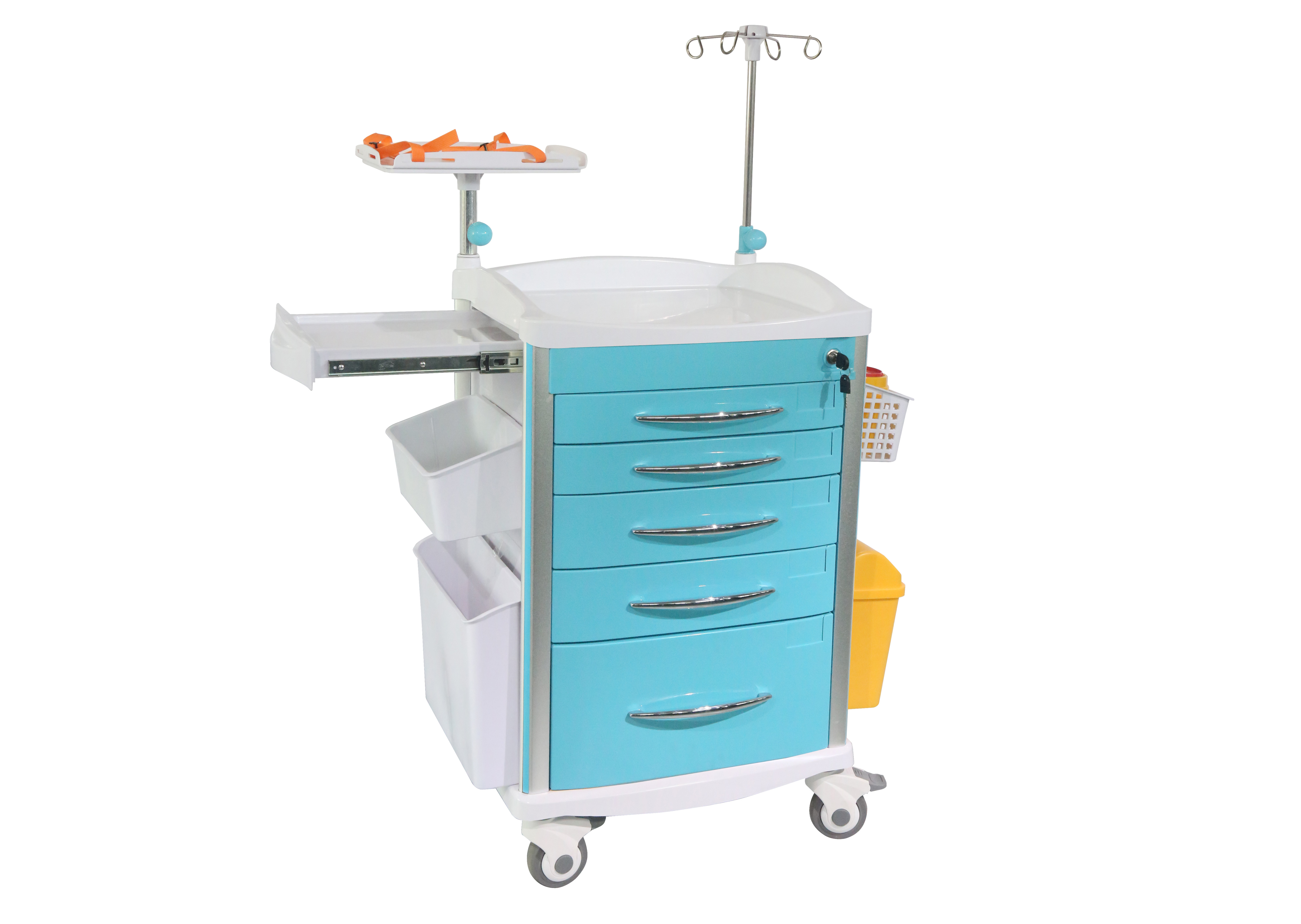 Multifunctional Abs patient transfer trolley
