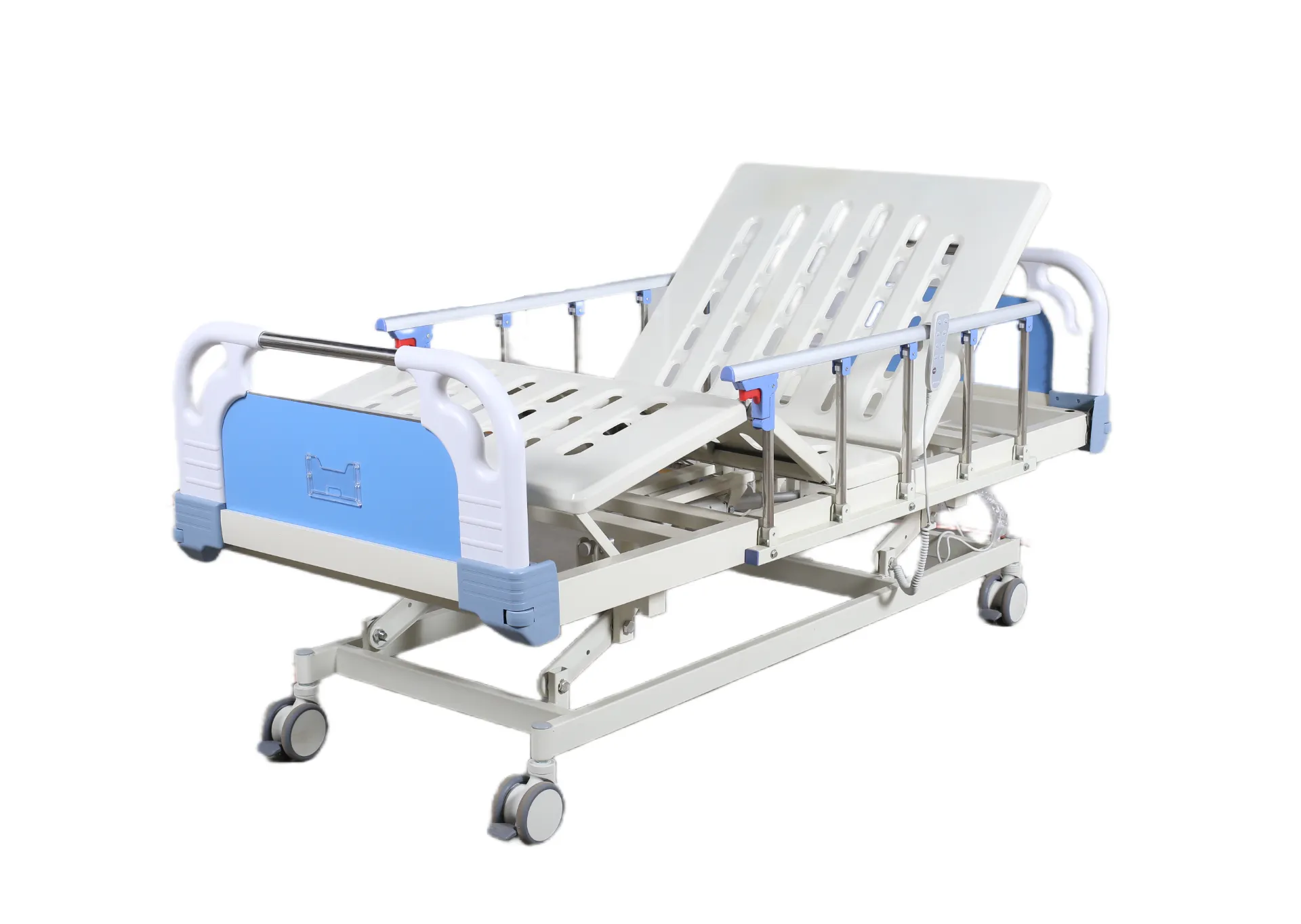 Wooden case electric adjustable medical bed hospital bed plain
