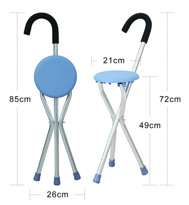 lightweight folding rollator with seat and backrest