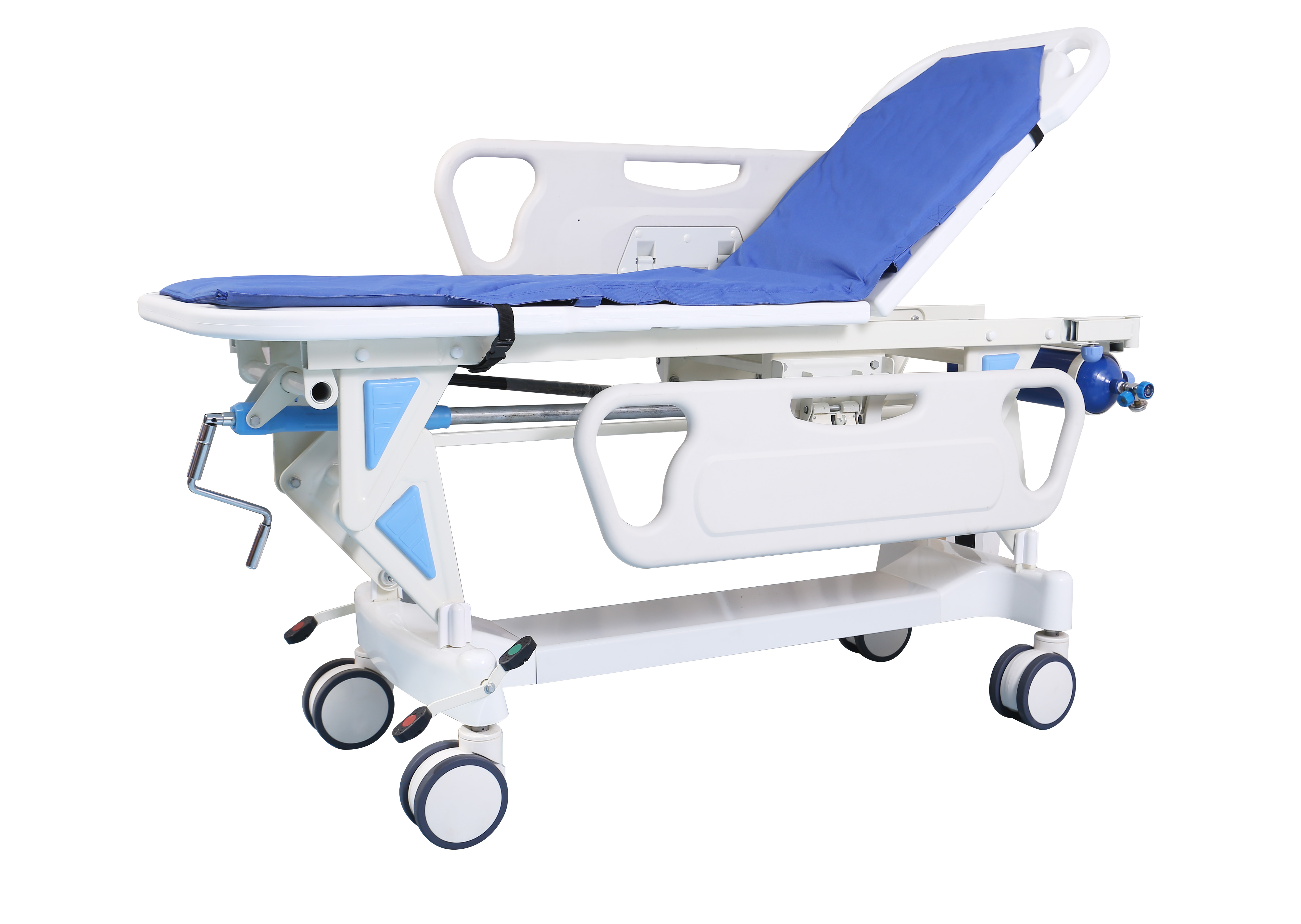 Emergency Medical Trolley Equipment - Lockable, On Wheels, with Drawers