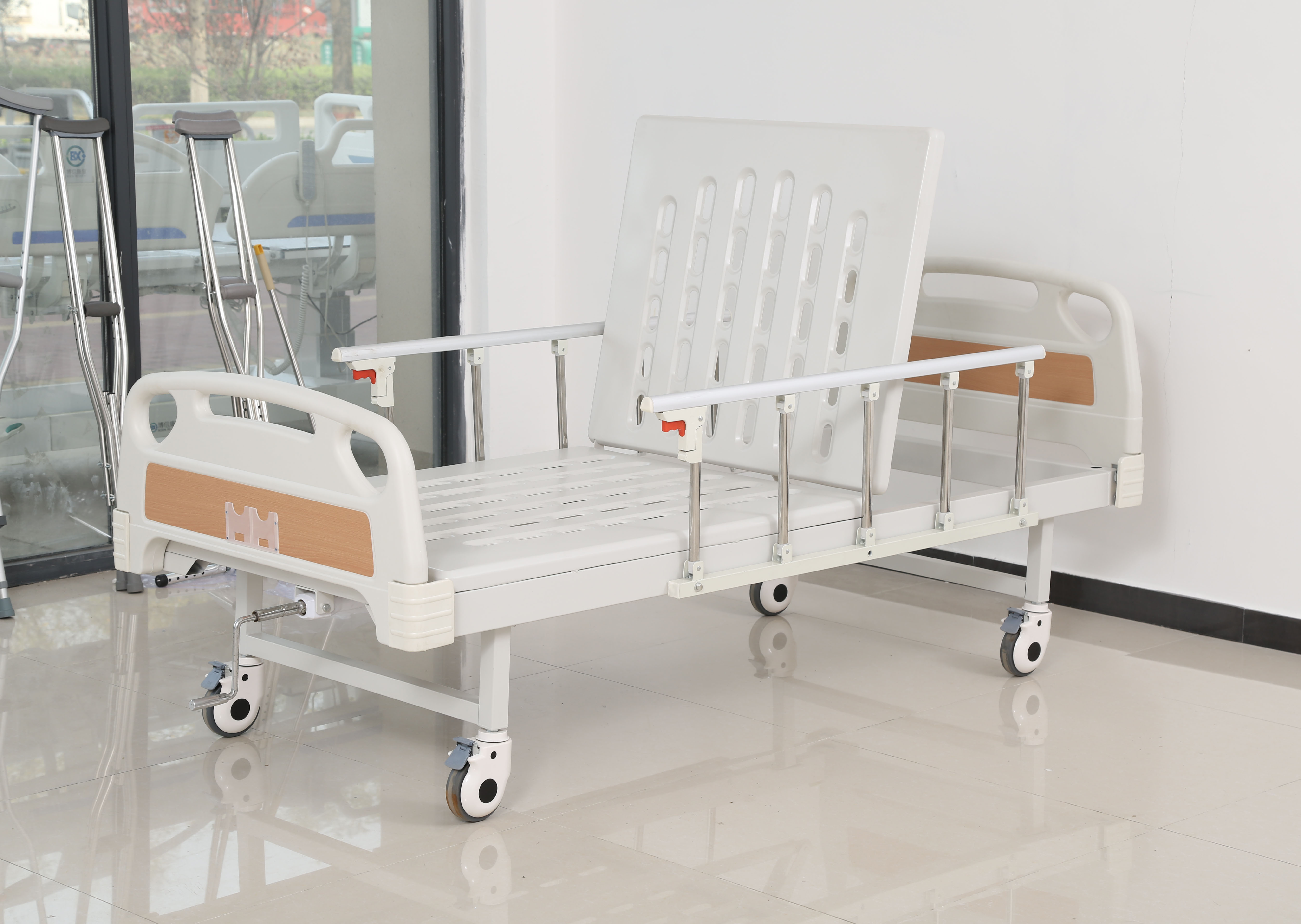 Hospital Cot — Adjustable, Durable, Easy-Clean, Safe
