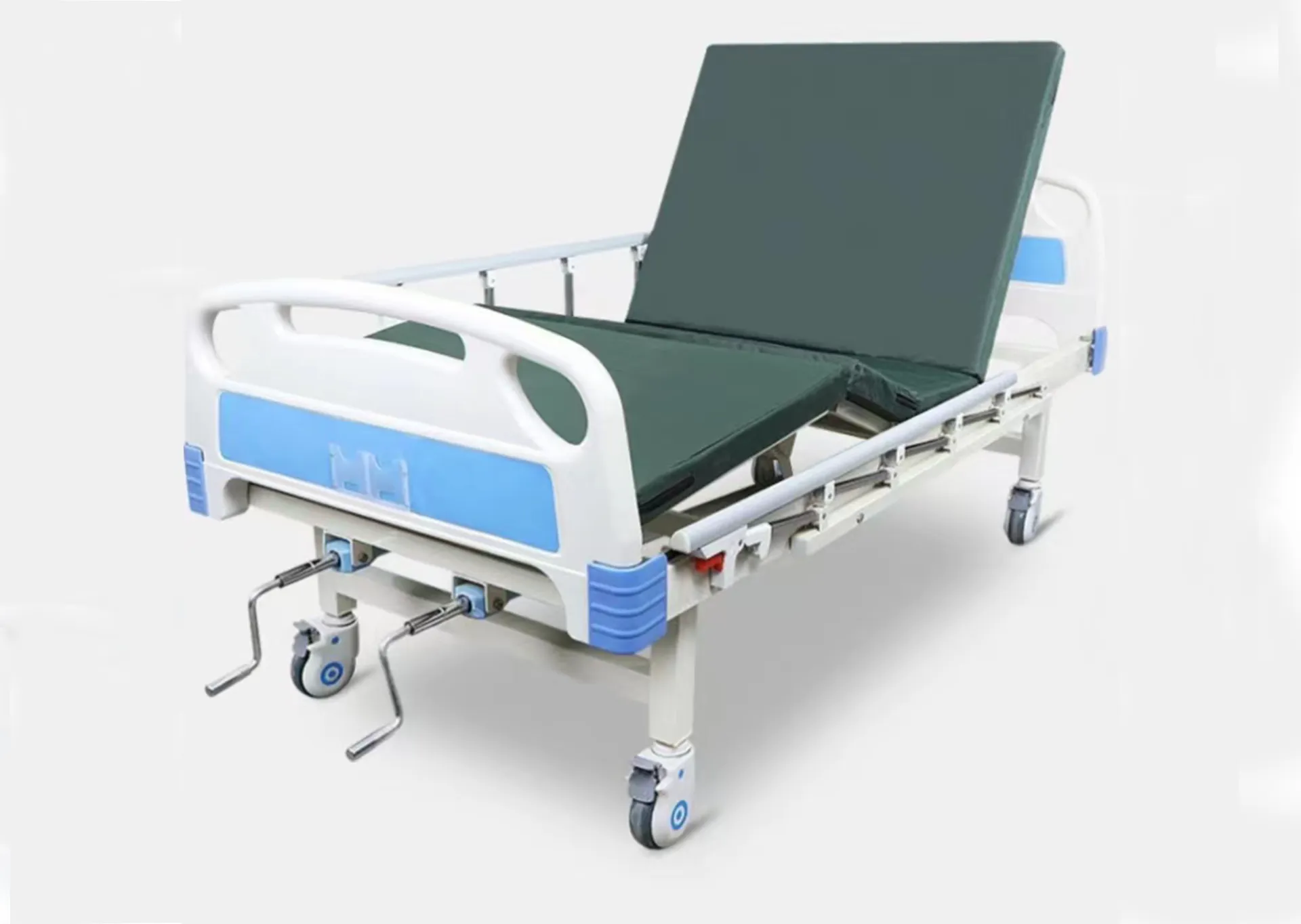 hospital bedside table on wheels