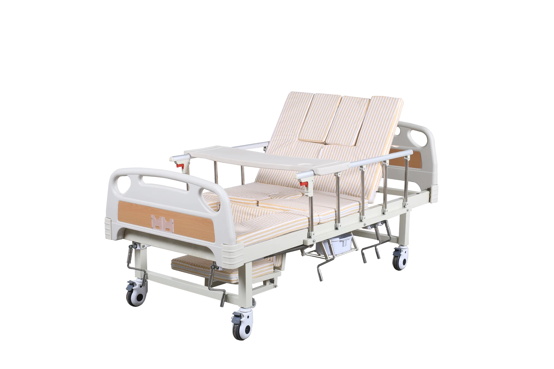 Manual turning over Medium-curve nursing bed