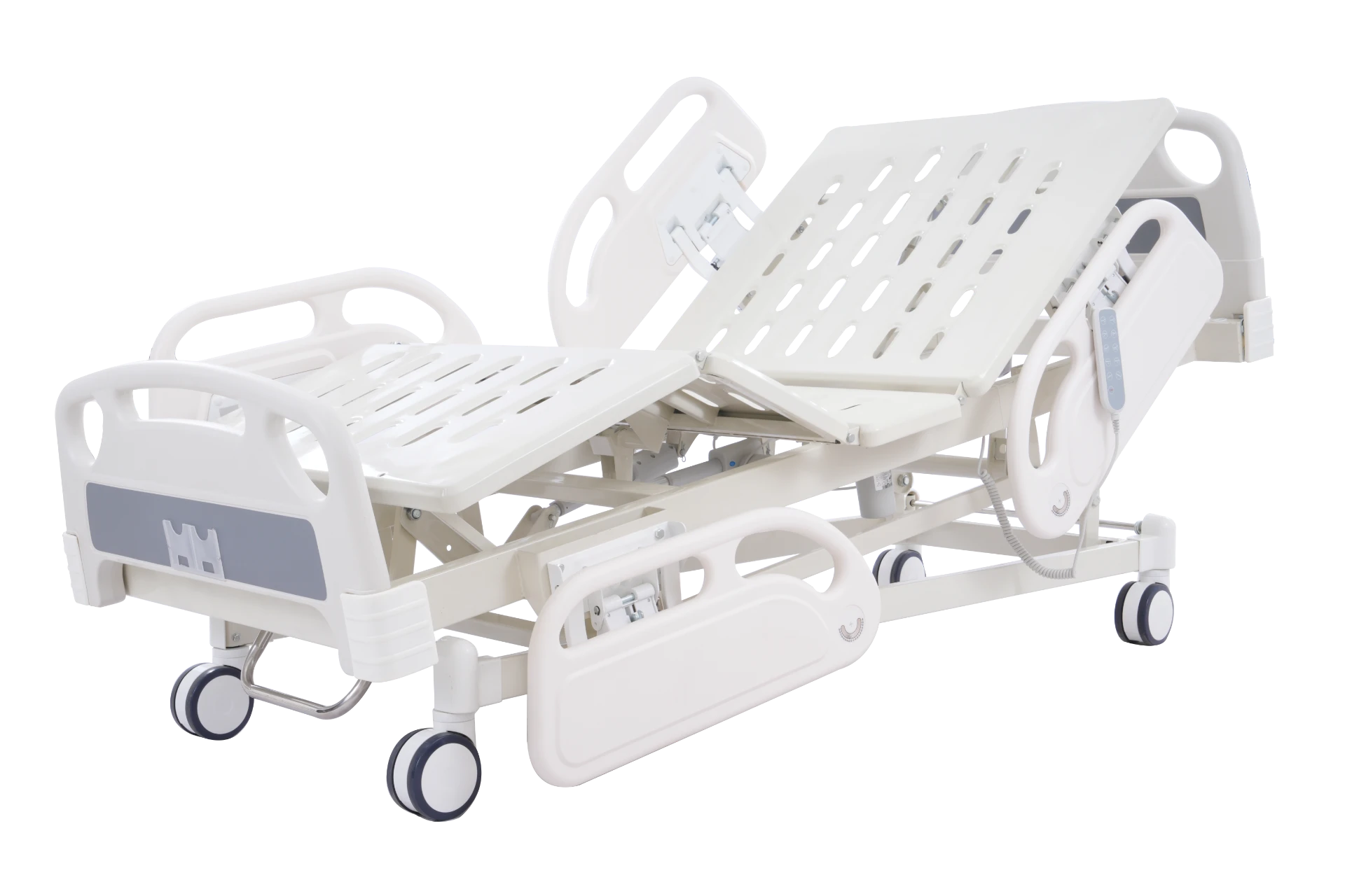 Classic Bed Rail Electric Five-Function Hospital Bed