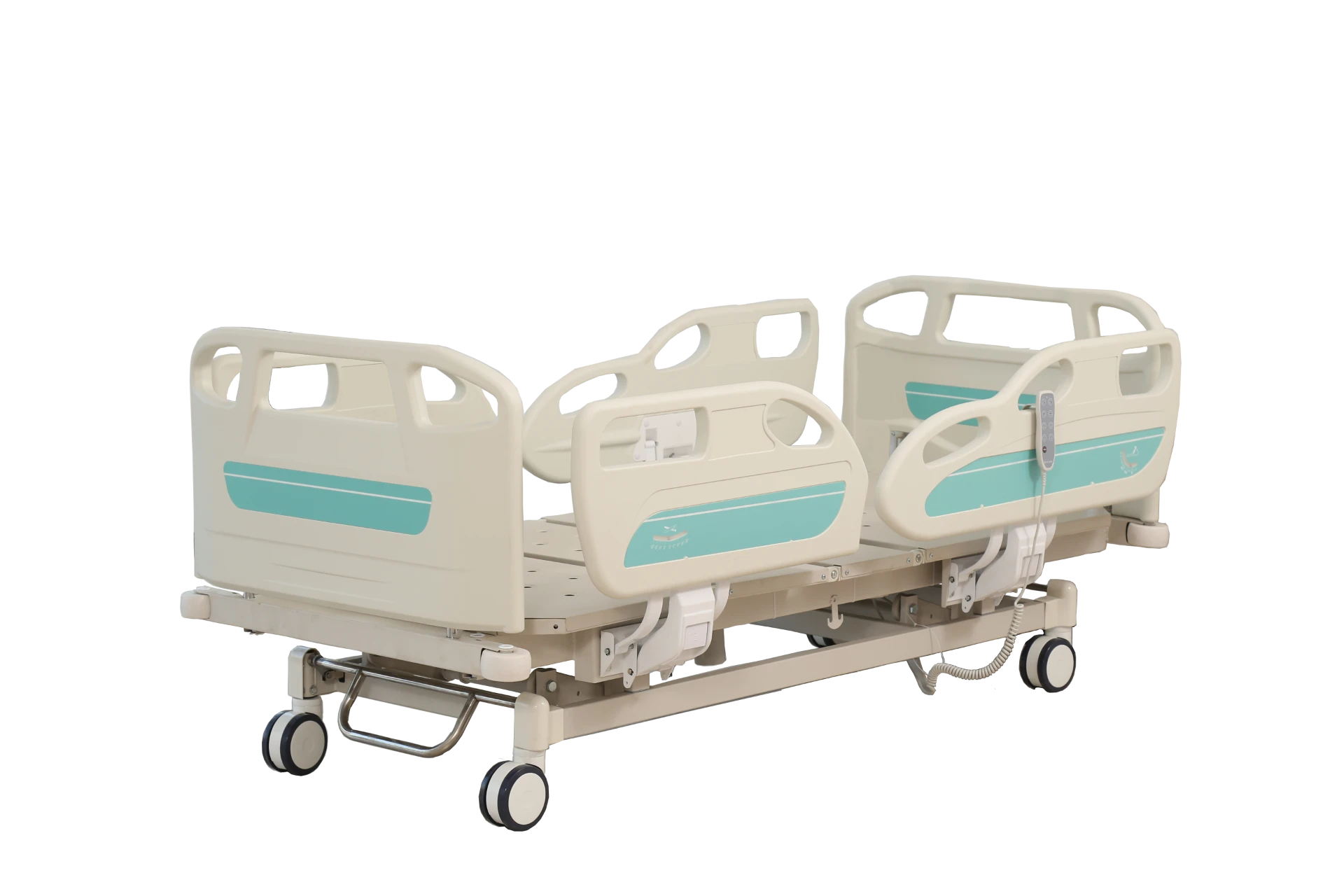 Electric Three-Function Hospital Bed with Back-Raising and Leg-Bending Features
