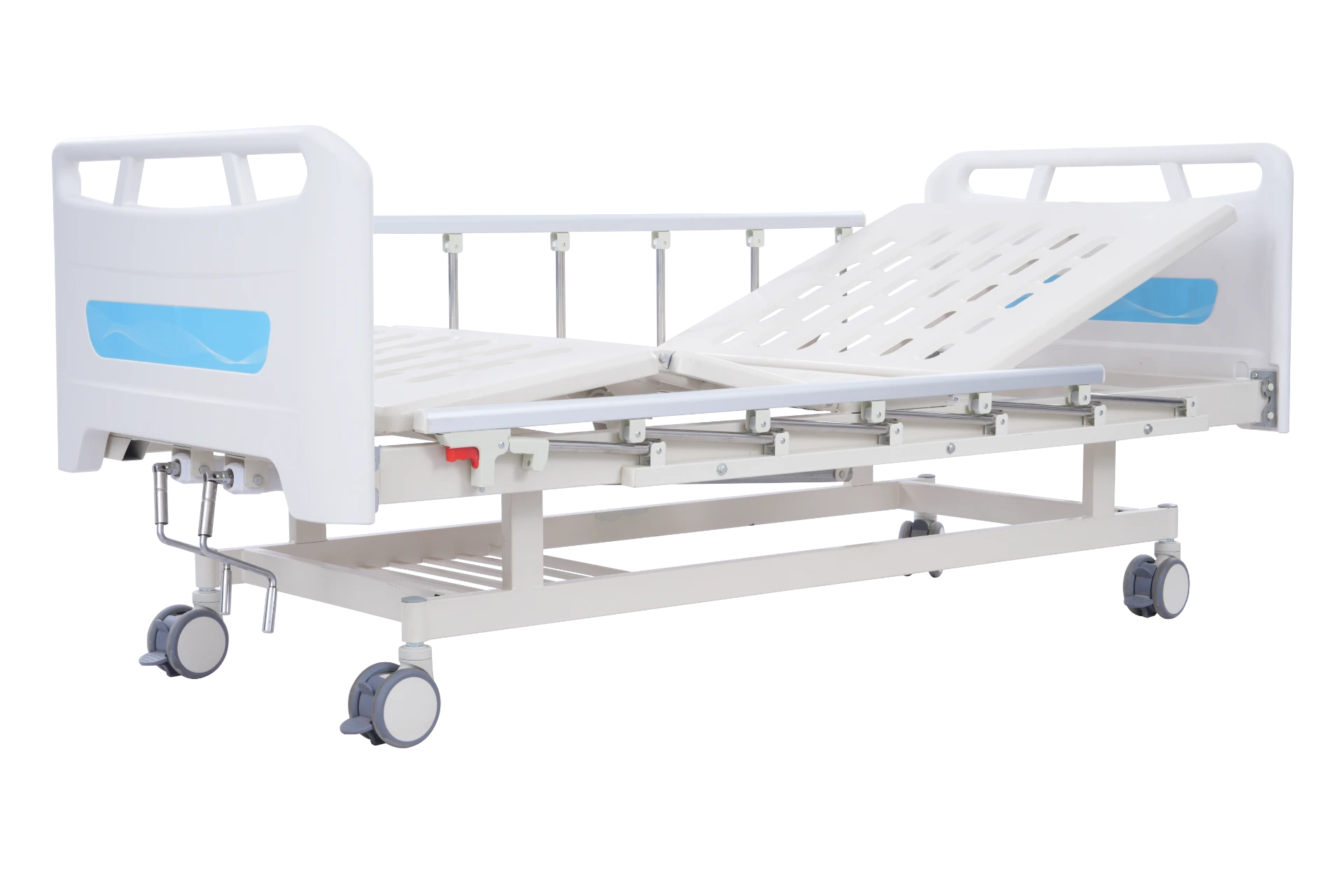 Dual-Function Large Frame Manual Hospital Bed - Factory Model