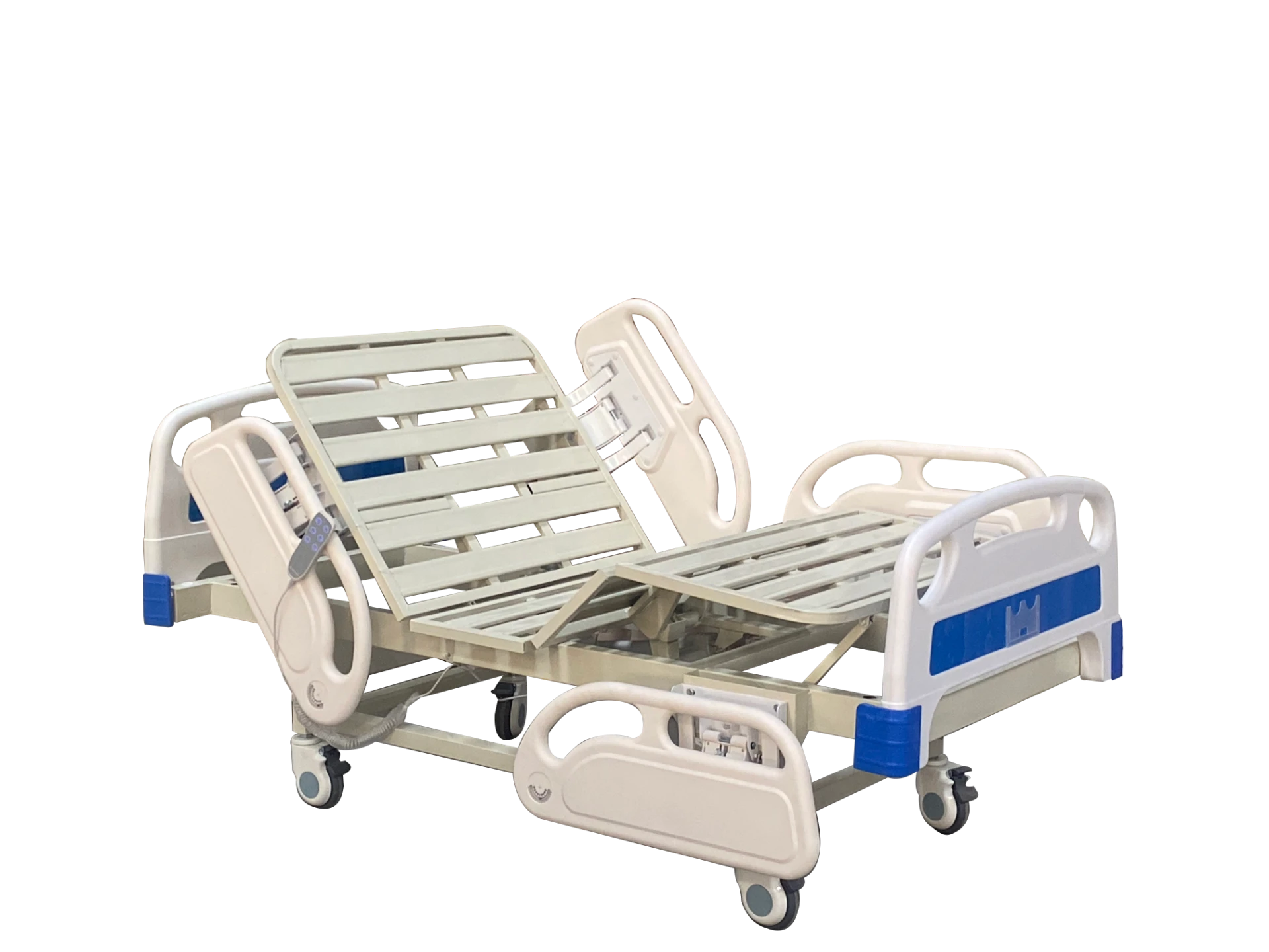 Electric Dual-Function Four-Piece Guardrail Single-Sided Wheel Blue