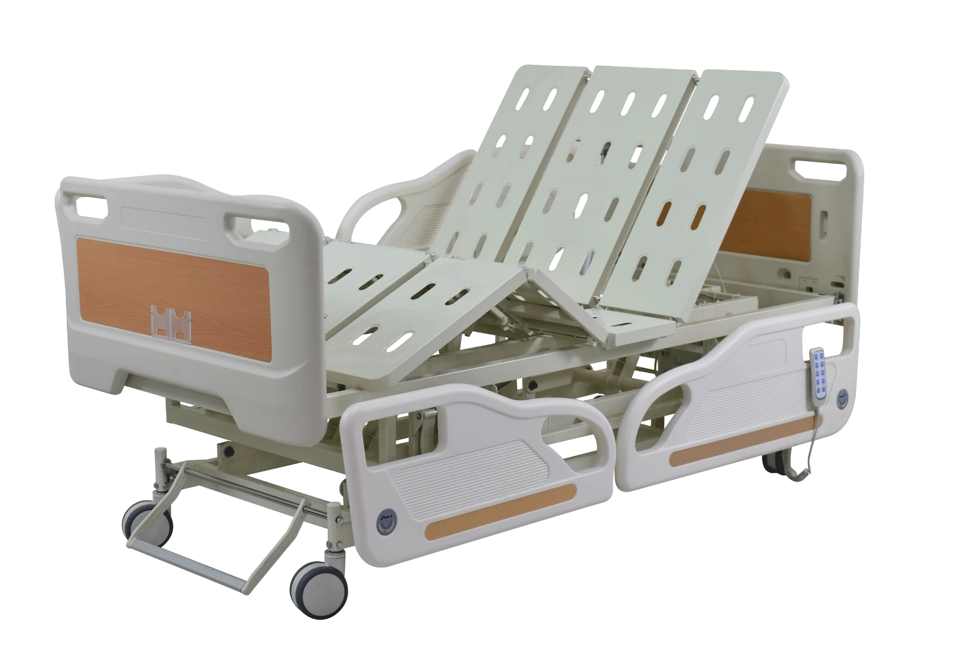 Five-Function Electric Hospital Bed with Three-Fold Turning Mechanism