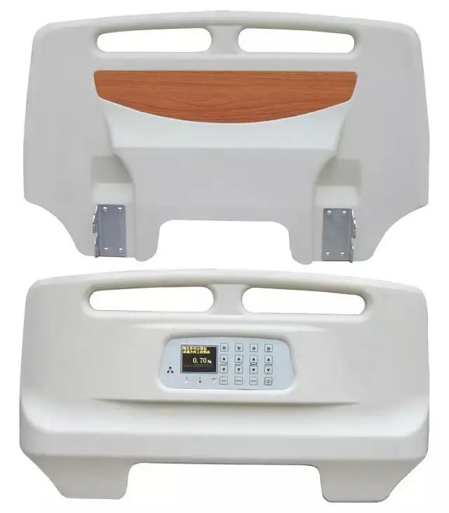 hospital bedside table with storage