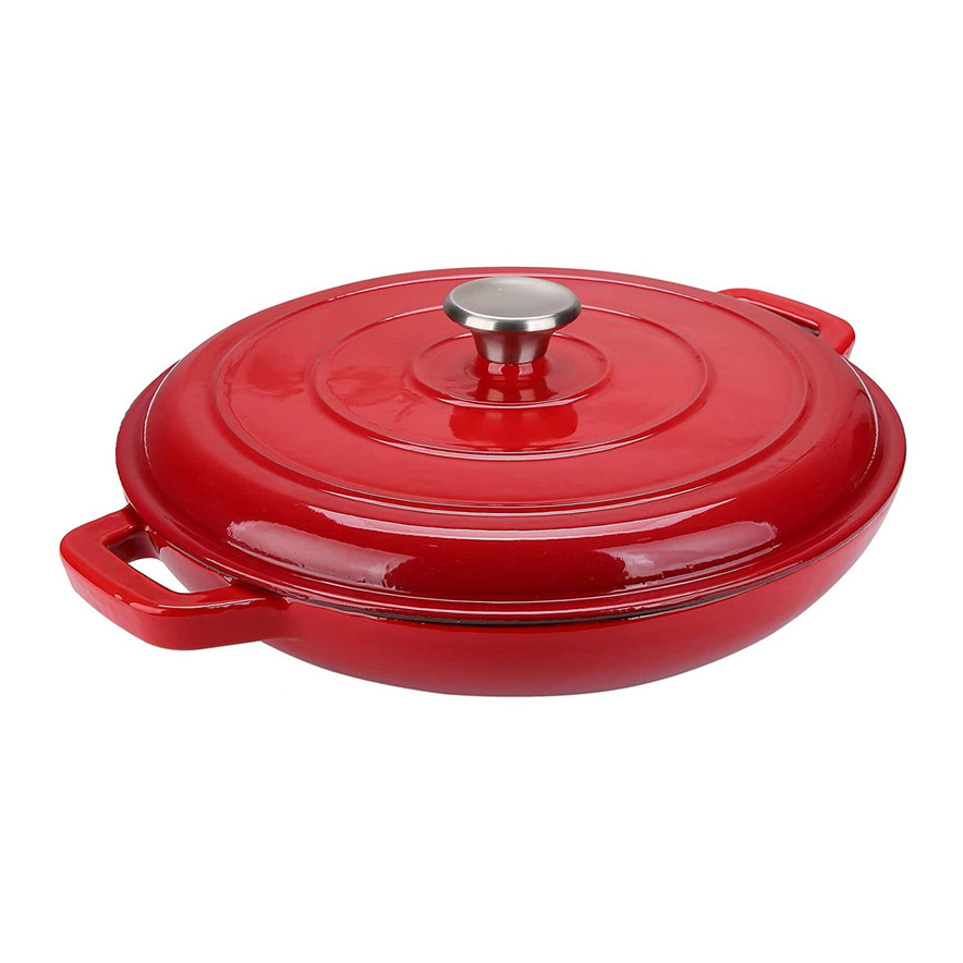 Enameled Cast-Iron Round Braiser