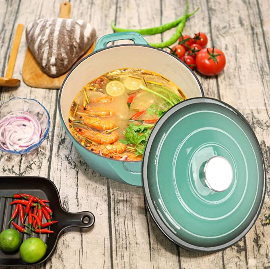 Light Weight Nonstick Enameled Cast Iron Skillet: Easy & Versatile