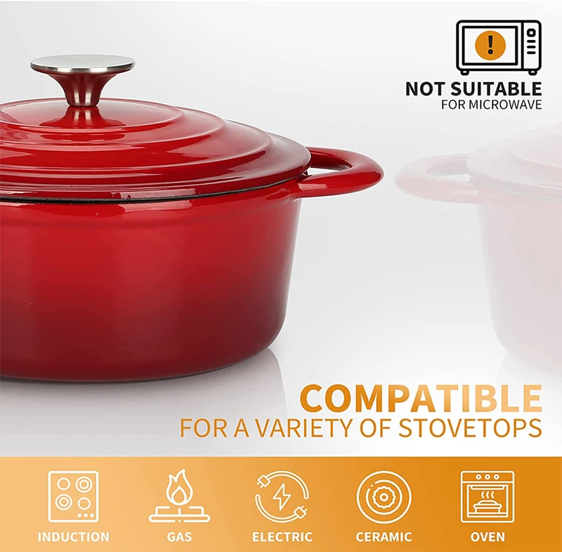 The Perfect Cooking Companion: Enamel Dutch Oven 8 QT