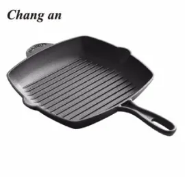 Seasoned Cast Iron Grill For Everyday Cooking
