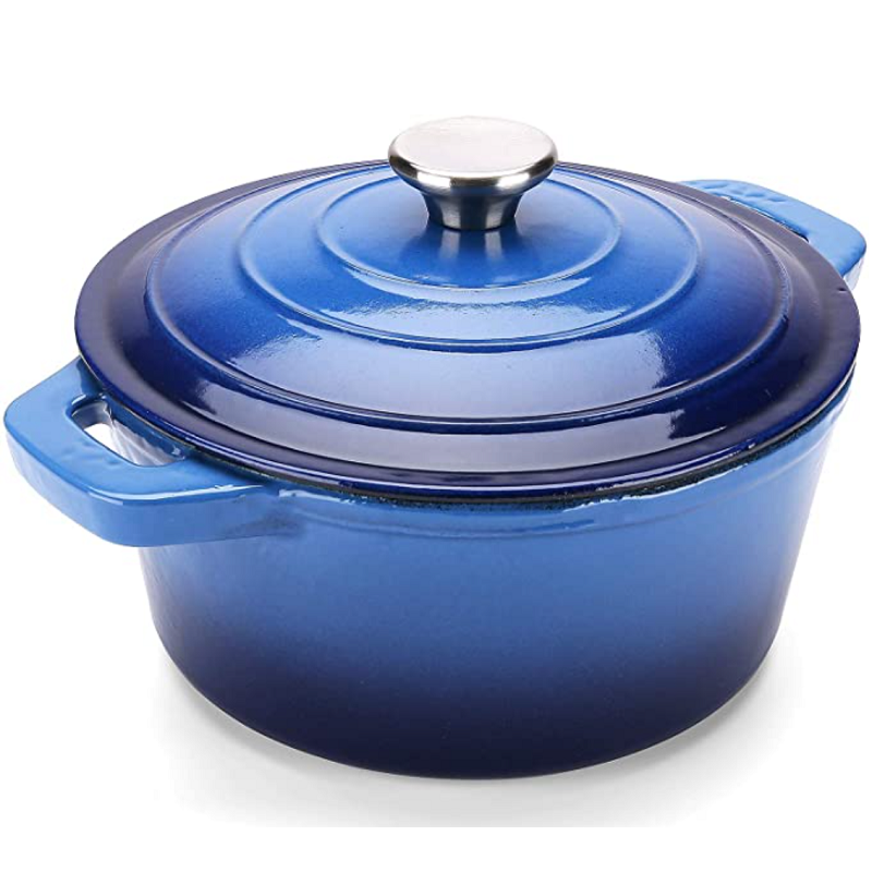 Durable Enamel Coated Cast Iron Casserole for Perfect Cooking and Serving Experience