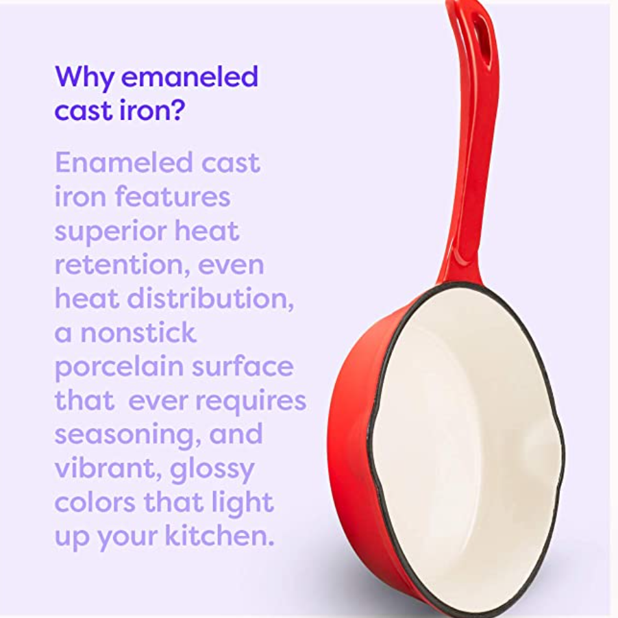 Light Weight Nonstick Cast Iron Enameled Skillet—Worth It?