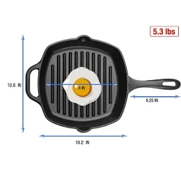 Square Cast Iron Cookware Picks