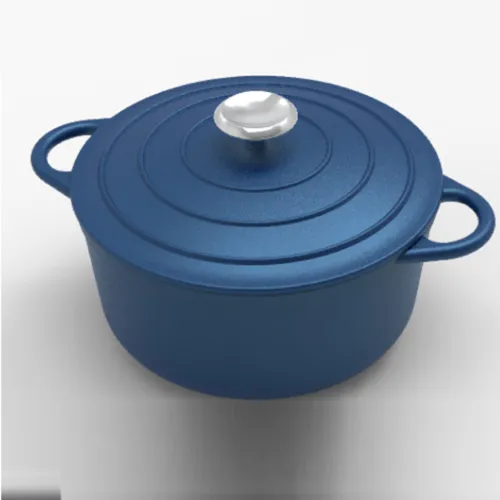 Cast Iron Enameled Dutch Oven Pot with Lid for Bread Baking, Bread Oven, 6 Quart, Home & Kitchen
