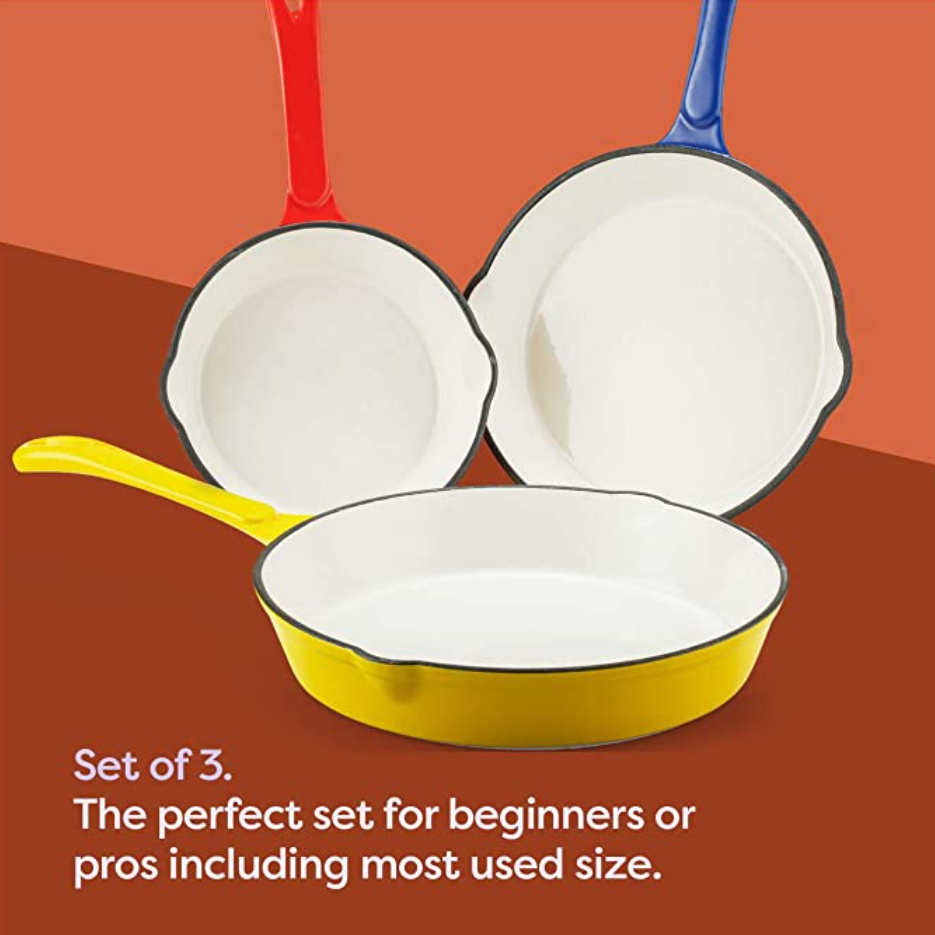 Light Weight Nonstick Cast Iron Enameled Skillet—Worth It?