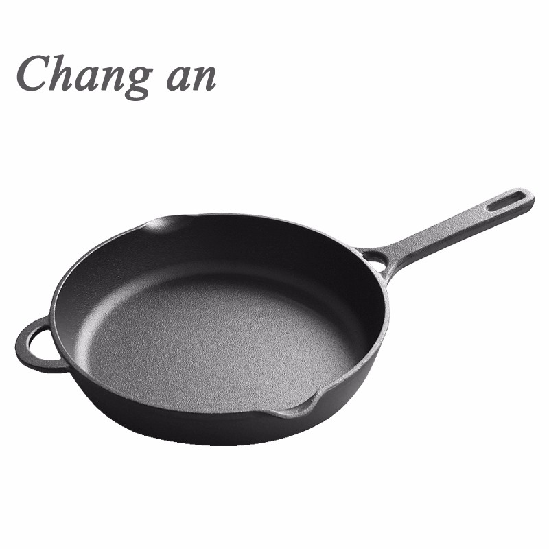 Pre-seasoned cast iron skillet