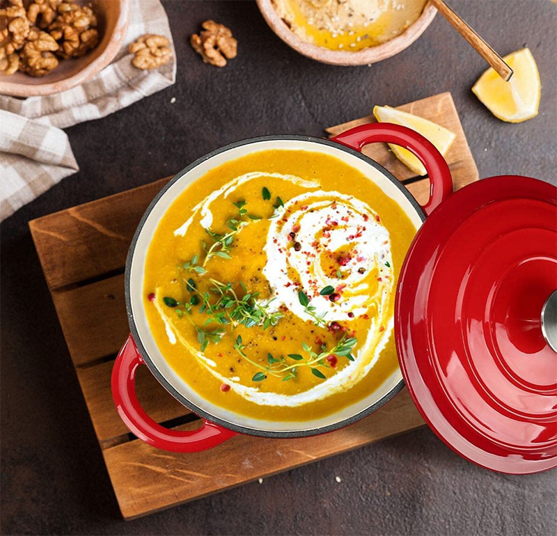 Light Weight Nonstick Cast Iron Enameled Skillet | Multi-Use