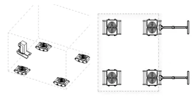 Efficient Solutions for Moving Heavy Machinery with Professional Mover Skates for Warehouse Use