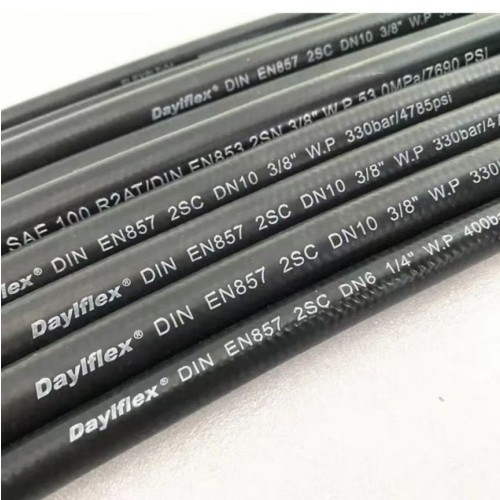 wrapped cover steel wire braided hydraulic hose