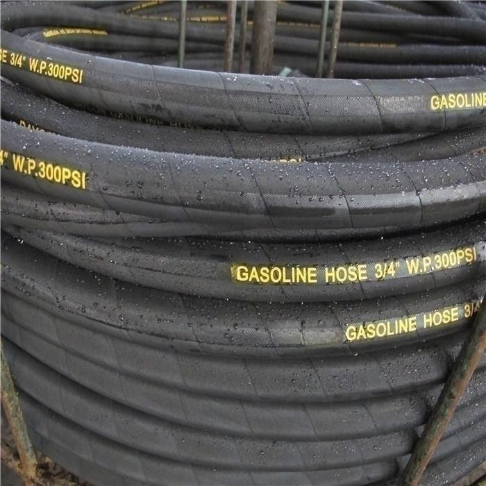 Black Color Wrapped Surface Gasoline Hose